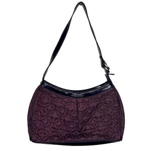 Vera Bradley Dark Purple Quilted Shoulder Bag